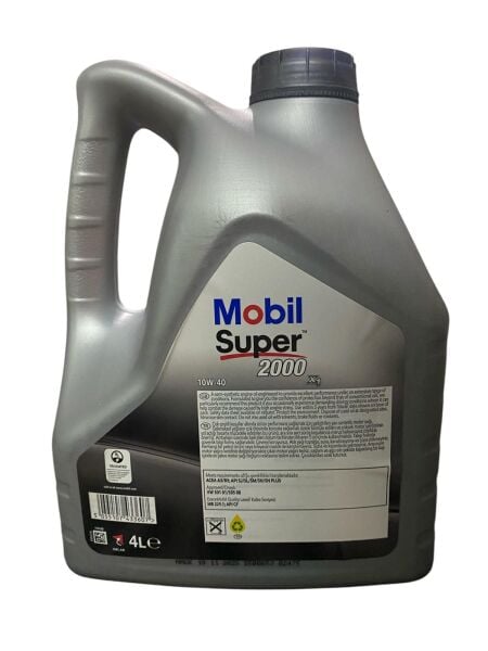 Mobil Super 2000 X1 10W-40 4 Lt Motor Yağı