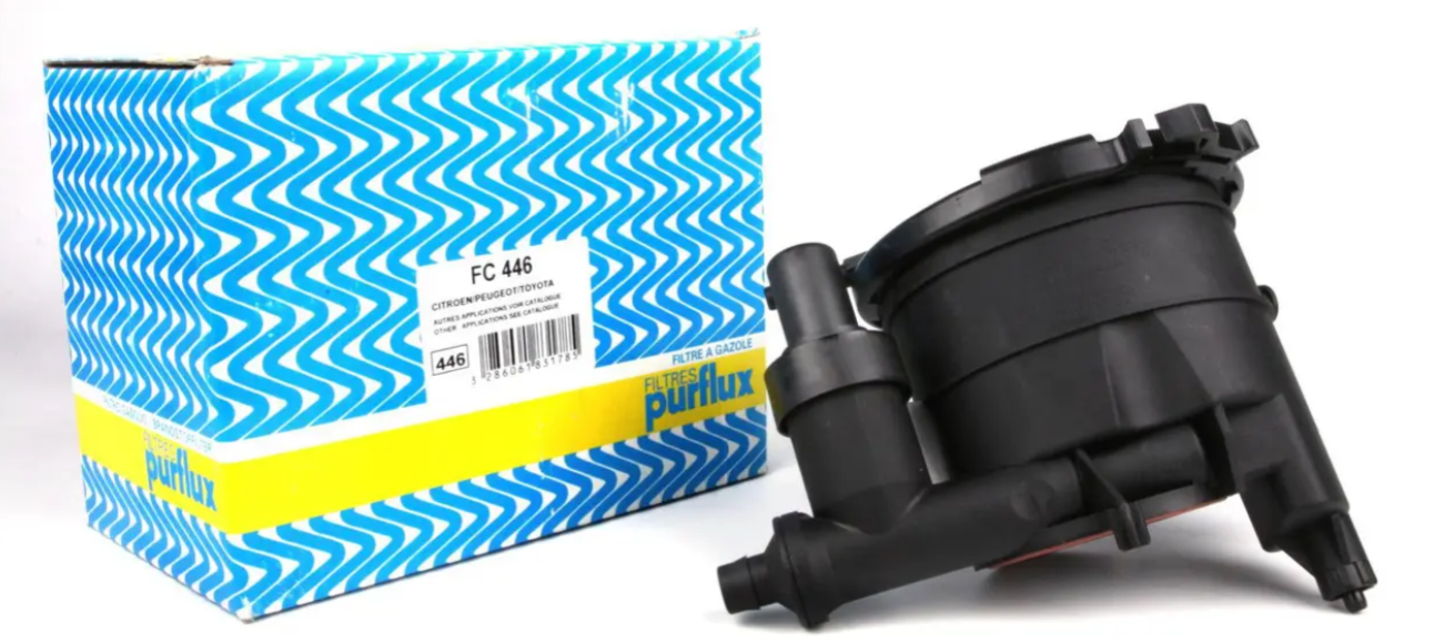 Purflux FC446 Mazot Filtresi Komple Partner Jumpy Xsara P206 P306 Corolla 1.9 00 191144 (WY632634)