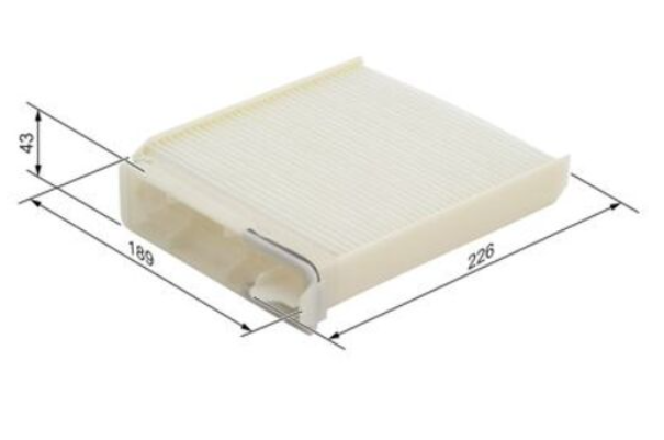 BoschPOLEN FILTRESI2003-2010 DACIA DUSTER DOKKER LOGAN SANDERO CLIO III MODUS TWINGO II 1.2 1.4 1.5 1.5