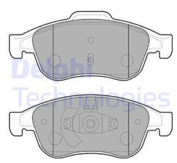 440603905 Delphi Dacia Duster Renault Fluence Megane 3  Ön Fren Balata Takımı