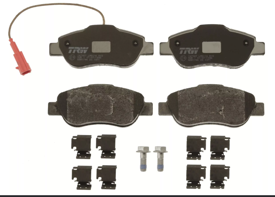 77363992 Trw Gdb1746 -Fiat Fiorino (1.3 Multijet) 2008 Sonrası Ön Fren Balatası Takım