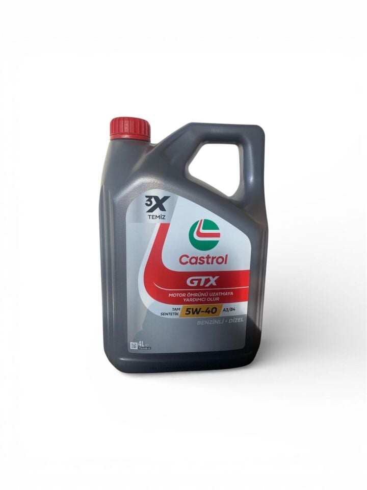 Castrol 5w 40 GTX Motor Yağı 4 Lt.